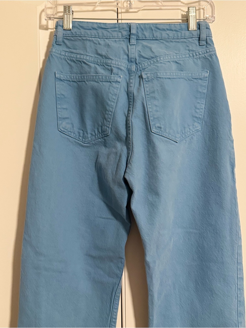 Zara Women’s Sky Blue Cropped Jeans - Picture 5 of 6